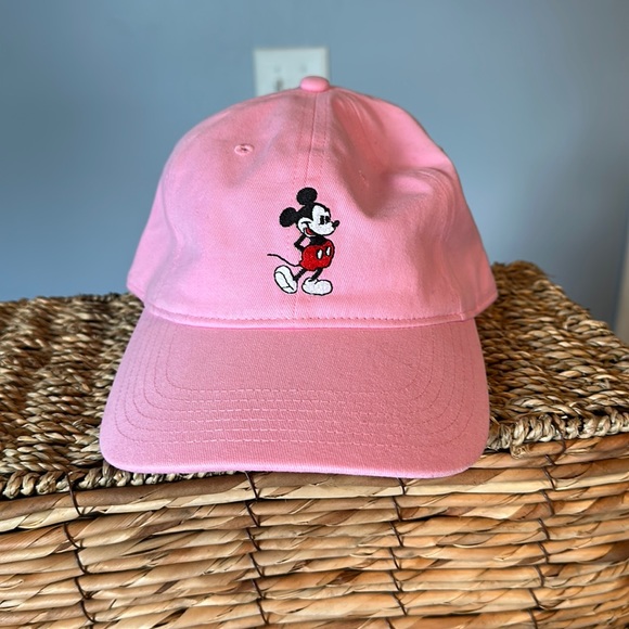 Disney Accessories - NWT Women’s Pink Mickey Mouse Ball cap
